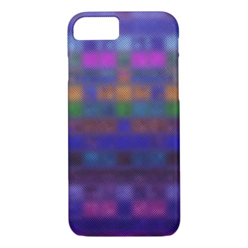 Abstract Mosaic Glass Pattern iPhone 87 Case