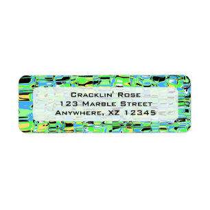 Abstract Mosaic Label