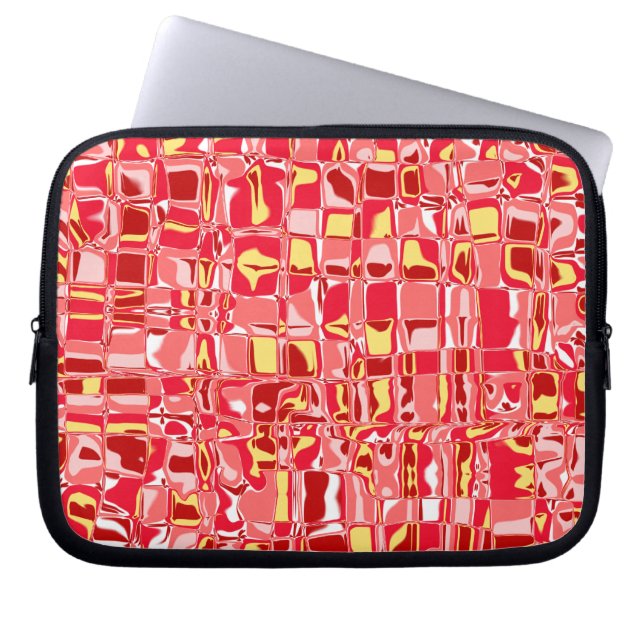 Abstract Mosaic Laptop Sleeve (Front)