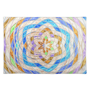 Abstract Mosaic Pattern #10 Cloth Placemat