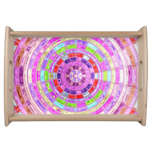 Abstract Mosaic Pattern #10 Serving Tray