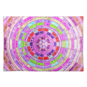 Abstract Mosaic Pattern #11 Cloth Placemat