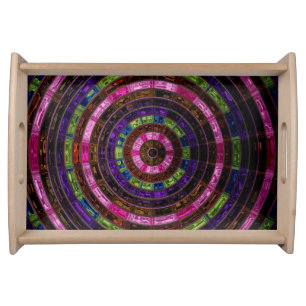 Abstract Mosaic Pattern #11 Serving Tray