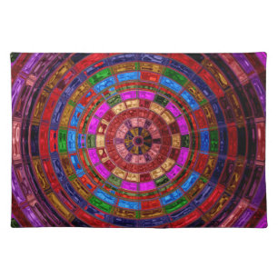 Abstract Mosaic Pattern #2 Cloth Placemat