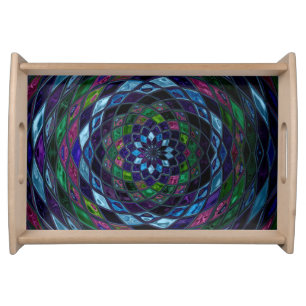 Abstract Mosaic Pattern #2 Serving Tray