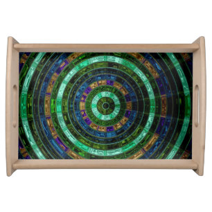 Abstract Mosaic Pattern #3 Serving Tray