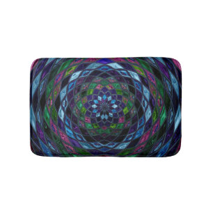 Abstract Mosaic Pattern #5 Bath Mat