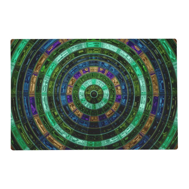 Abstract Mosaic Pattern #5 Placemat (Front)