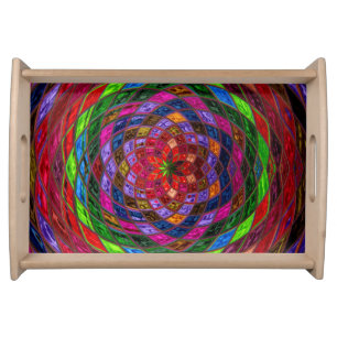 Abstract Mosaic Pattern #7 Serving Tray