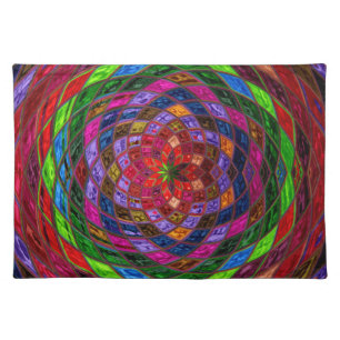 Abstract Mosaic Pattern #8 Cloth Placemat