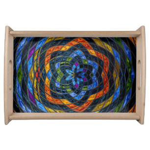 Abstract Mosaic Pattern #8 Serving Tray
