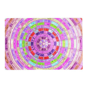 Abstract Mosaic Pattern Placemat