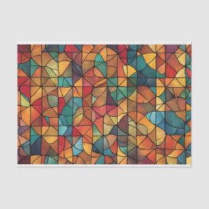 Abstract Mosaic Pattern Tissue Paper
