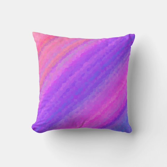 Abstract Mosaic Seamless Pattern Throw Pillow (Front)