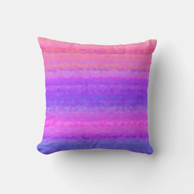 Abstract Mosaic Seamless Pattern Throw Pillow (Front)