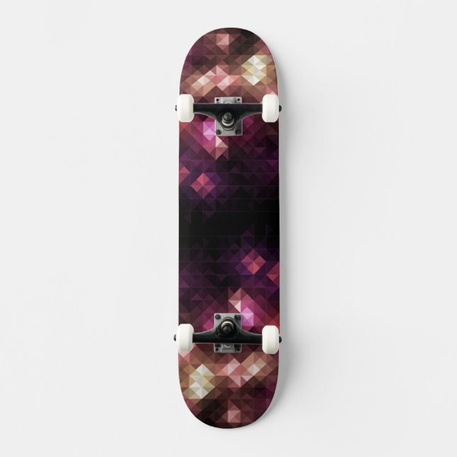 Abstract Mosaic Skateboard Deck (Front)