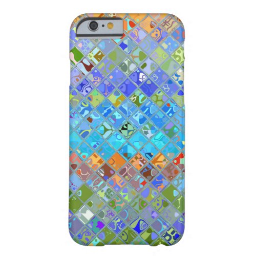 Abstract Mosaic Stained Glass Pattern 2 Barely There iPhone 6 Case