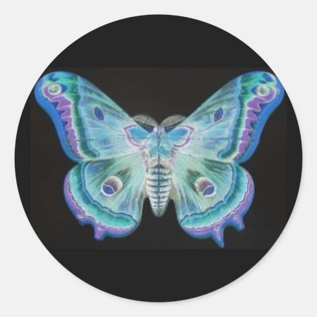 Abstract Moth Sticker (Front)