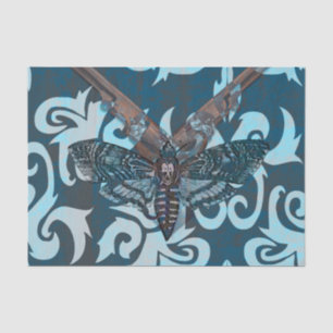 Abstract Moth Tissue Paper