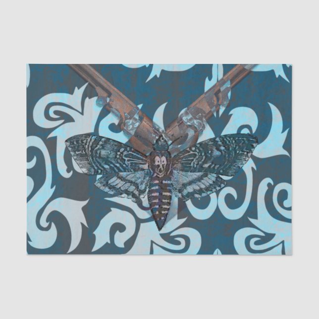 Abstract Moth Tissue Paper (Front)