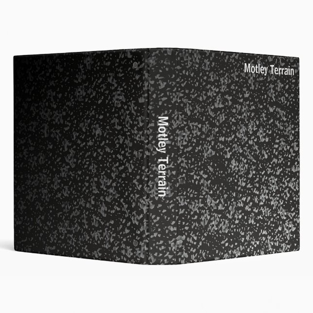 Abstract - Motley Terrain (1in) 3 Ring Binder (Background)