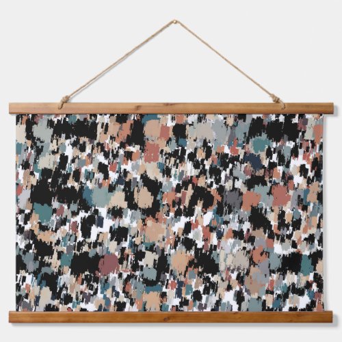 Abstract Mottled Camo Hanging Tapestry