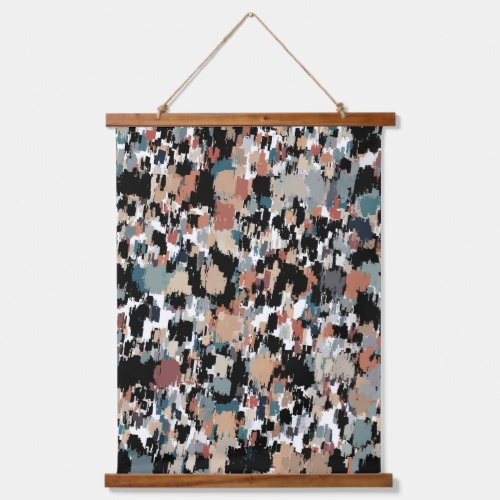 Abstract Mottled Camo Hanging Tapestry