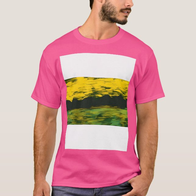 Abstract Mountain Range  Graphic T-Shirt (Front)