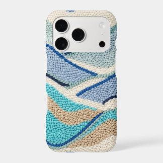 Abstract Mountain Ridge Cobalt Navy iPhone Cases