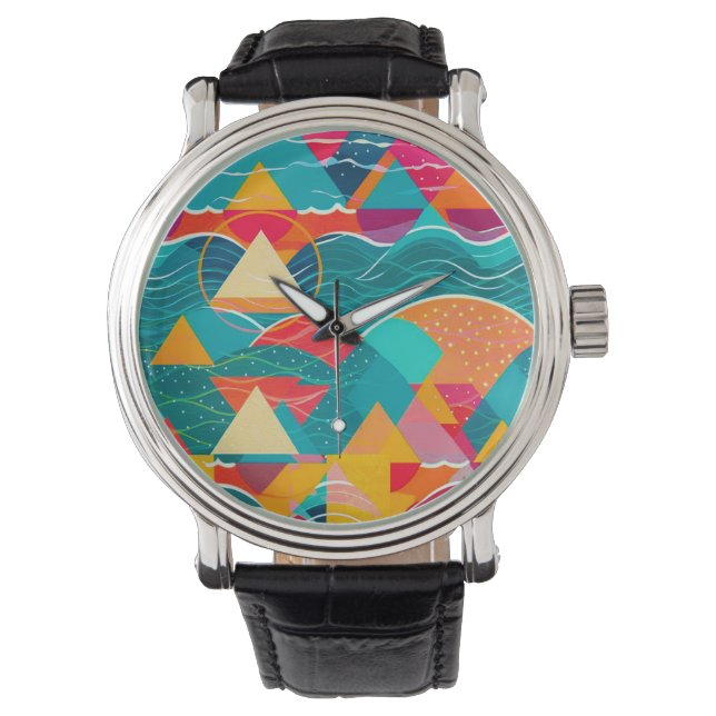 Abstract Mountains and River Watch (Front)