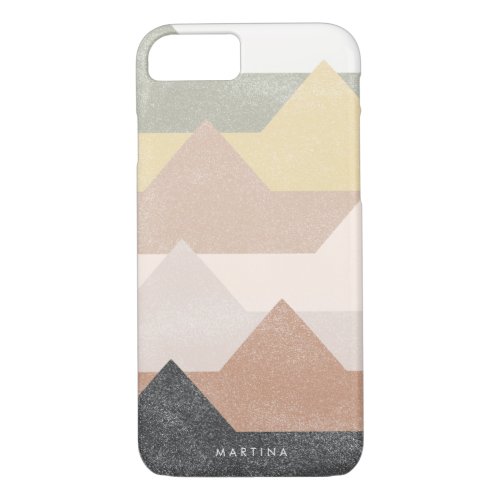Abstract mountains design iPhone 87 case