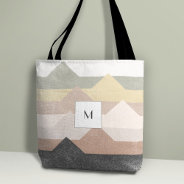 Abstract Mountains Design Tote Bag at Zazzle