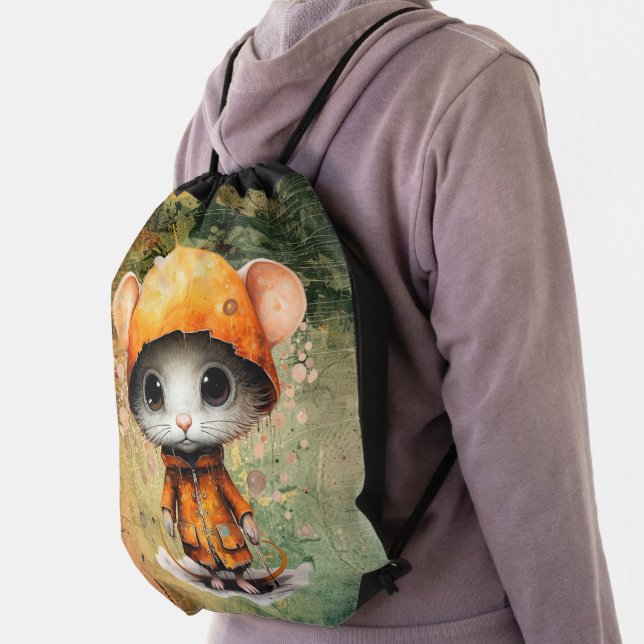 Abstract Mouse  Drawstring Bag (Insitu)