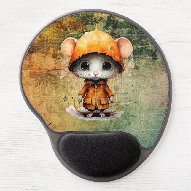 Abstract Mouse  Gel Mouse Pad (Front)