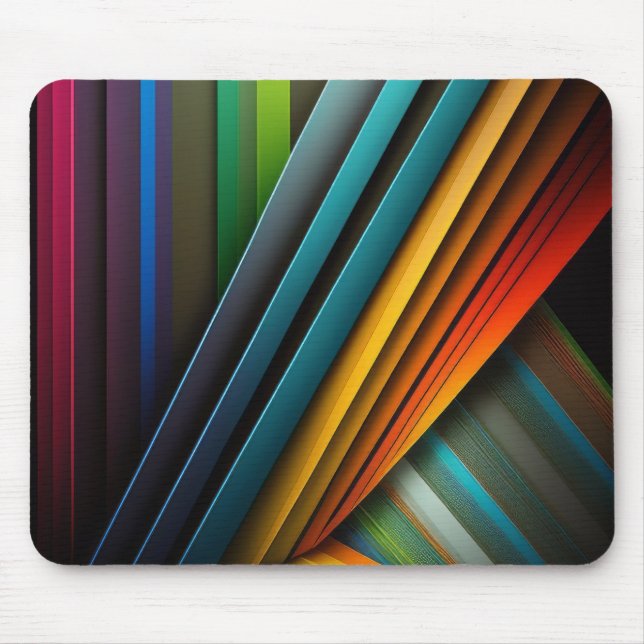Abstract Mouse Pad with multicolors (Front)