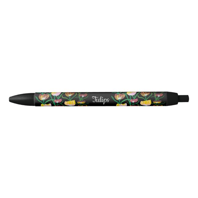 Abstract Multi-Color Tulips Pen (Front)