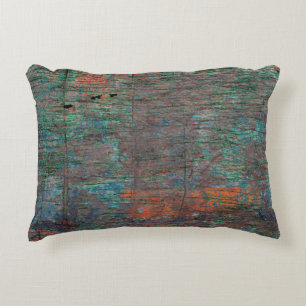 Abstract multicolor grunge background with abstrac accent pillow