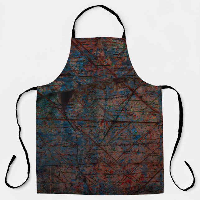 Abstract multicolor grunge background with abstrac apron (Front)