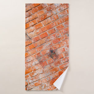 Abstract multicolor grunge background with abstrac bath towel