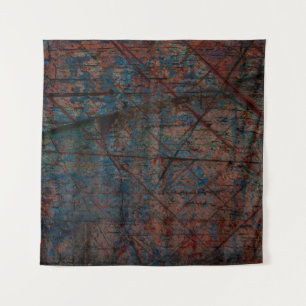 Abstract multicolor grunge background with abstrac tapestry