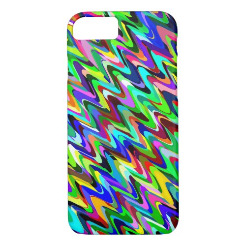 Abstract Multicolor Mosaic Pattern 2 iPhone 87 Case