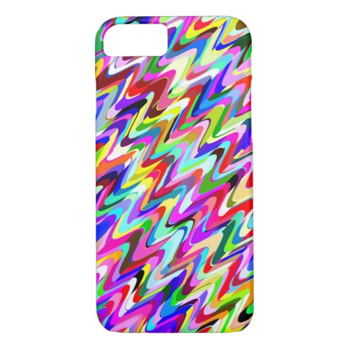 Abstract Multicolor Mosaic Pattern 5 iPhone 87 Case