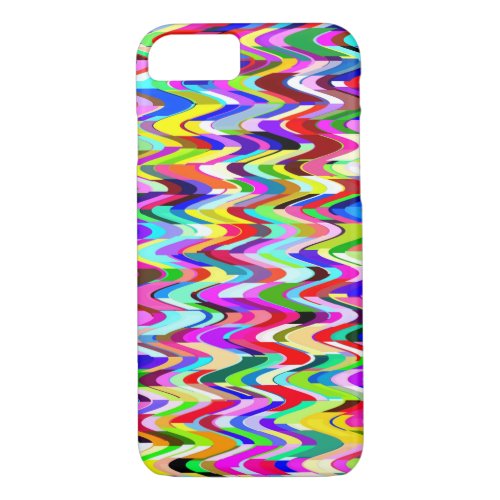 Abstract Multicolor Mosaic Pattern 6 iPhone 87 Case