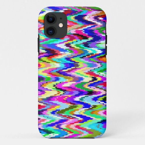 Abstract Multicolor Mosaic Pattern 7 iPhone 11 Case