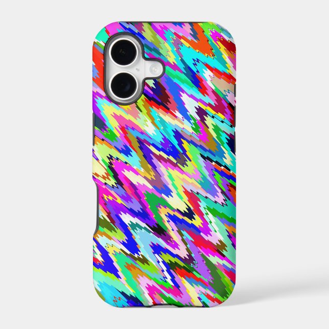 Abstract Multicolor Mosaic Pattern #8 Iphone Case (Back)