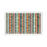 Abstract multicolor pattern acrylic tray