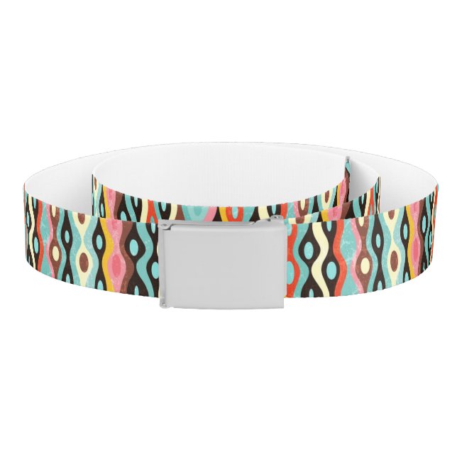 Abstract multicolor pattern belt (Coil)