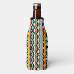 Abstract multicolor pattern bottle cooler
