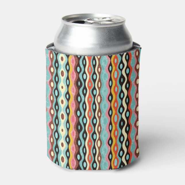 Abstract multicolor pattern can cooler (Can Front)