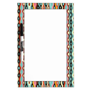 Abstract multicolor pattern dry erase board
